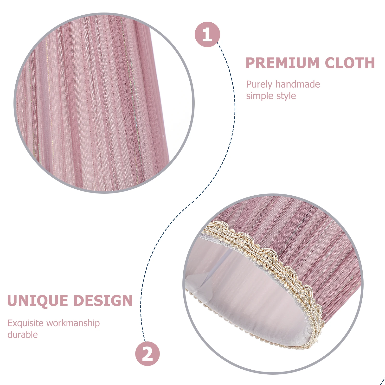 

E14 Cloth Lampshade Cover H made Simple Exquisite Workmanship Home Hotel Living Dining Room Fabric Shades Lighting