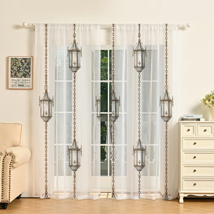 2 Cortinas Transparentes con E - String Curtain Light reseña y precio
