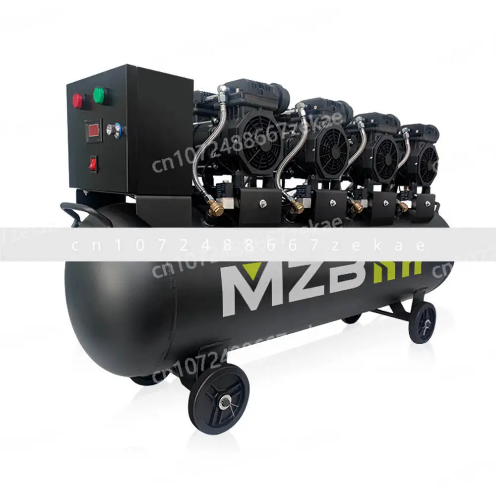

Factory Direct Sell 1100w 90l 8bar Oil Free Silence oilfree air Compressor