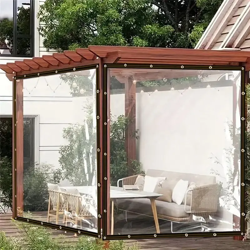 JFB Transparent Rainproof Shading Cloth Light-Weight Waterproof Cover Pe Film For Balcony Garden Juicy Plant Shed
