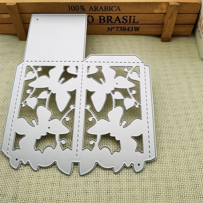 3D Hollow latarnia motylkowa tłoczenie ze stali węglowej wykrojniki dla DIY Scrapbooking karty Album tłoczenie rzemiosło Die Cut