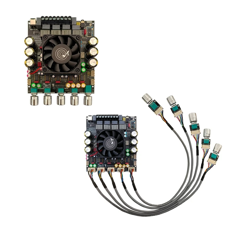

B04B-ZK-APTX2 TPA3223 2.1 Channel Sound Power Amplifier Board 200W+200W+400W Bluetooth Subwoofer Audio Amp Module