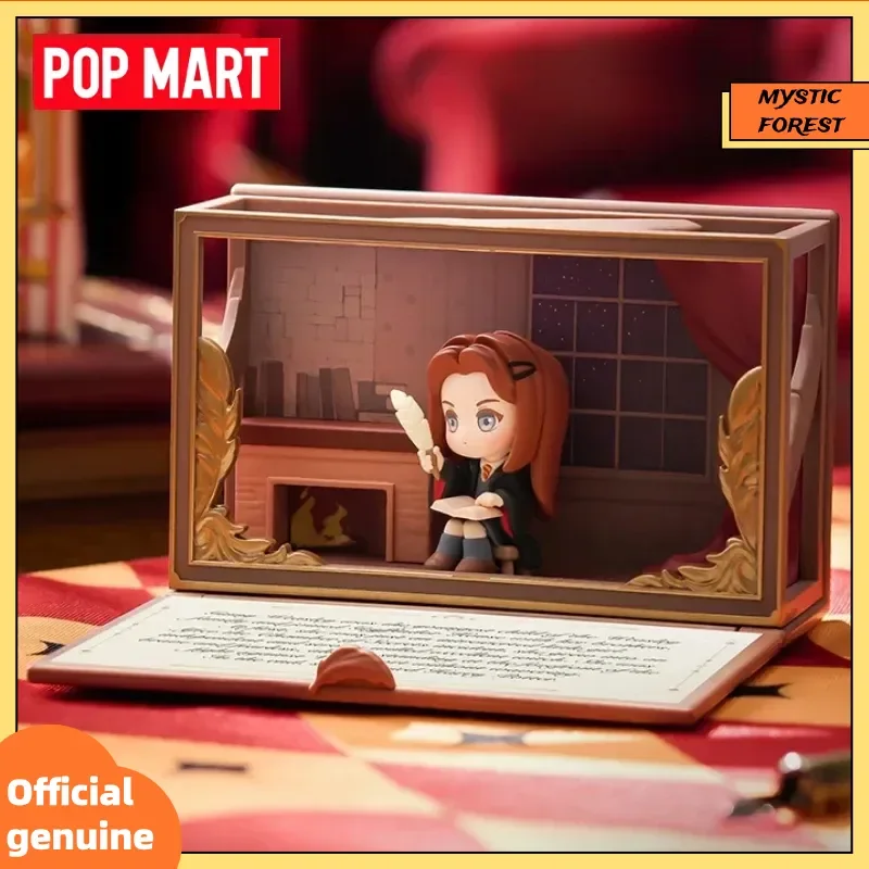 البوب مارت حقيقية هاري بوتر هوجورتس السيرة الذاتية سلسلة صندوق أعمى لعبة الديكور صندوق غامض لطيف أنيمي الشكل هدية مزخرفة