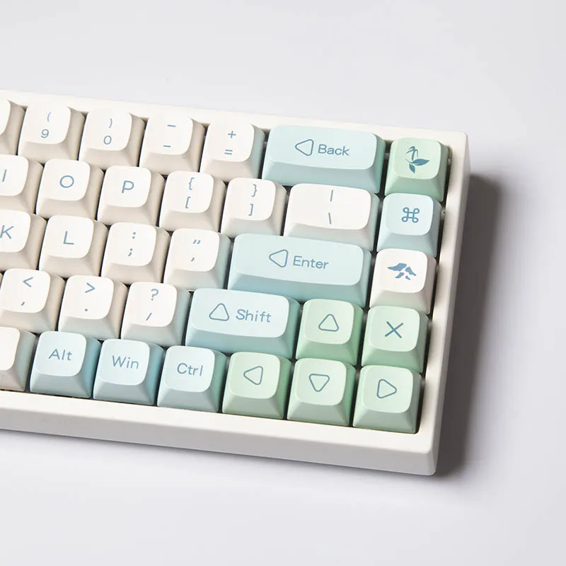 137 Keys XDA Keycaps Ice Mint Dye Sublimation PBT Keycap For Cherry MX Switch Mechanical Keyboard XDA Profile Key Caps custom