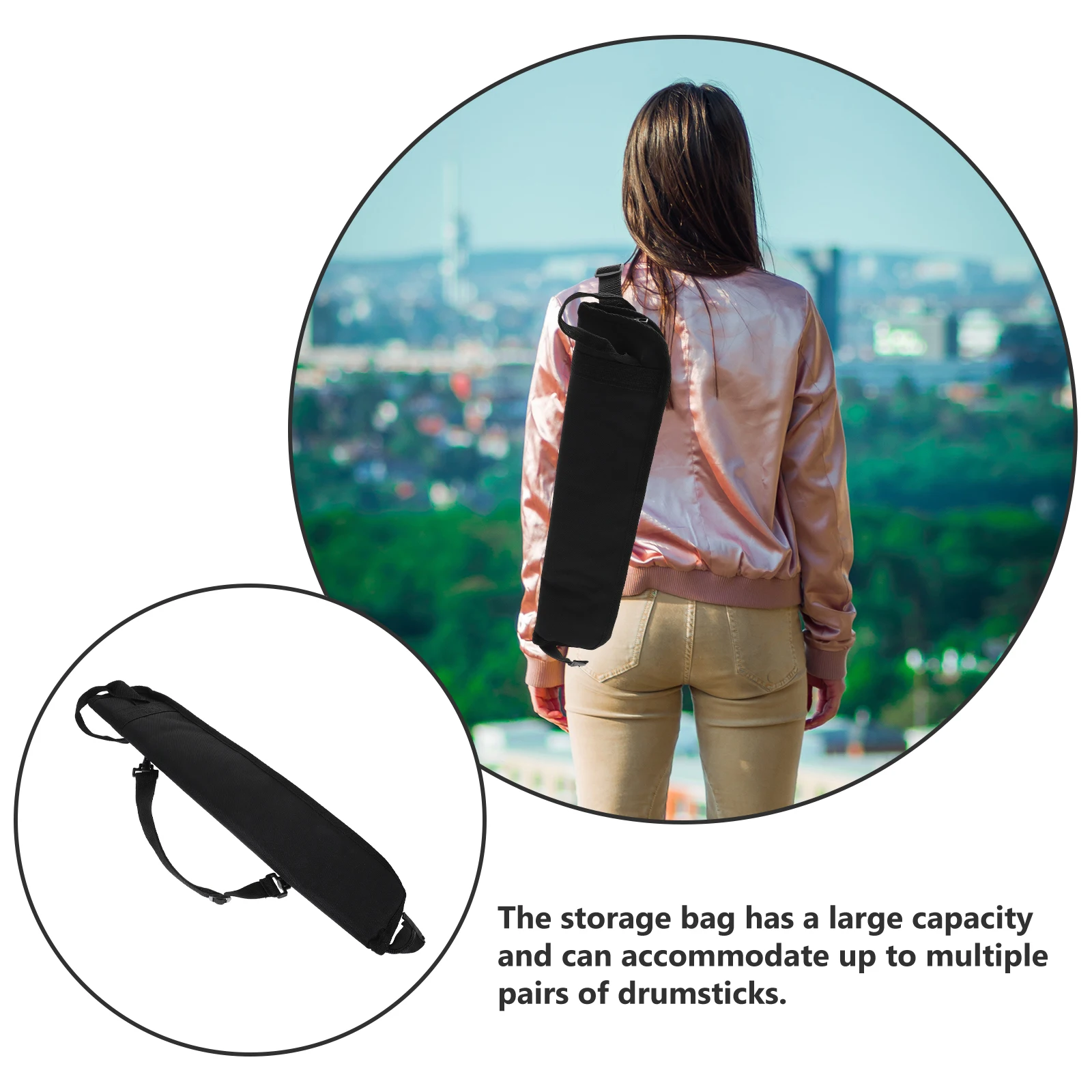 

Thickened Holder Large Capacity Durable Oxford Cloth Carrying Pouch Drum Mallet Bag Container Case For Drum Set Percussion