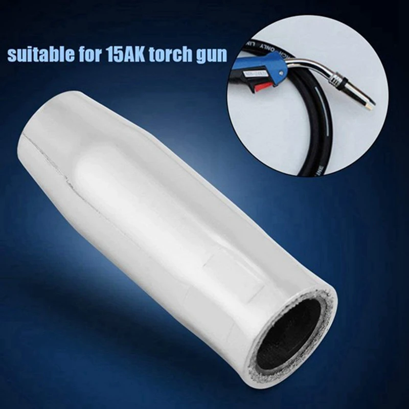 New 4Pcs MB15AK MIG/ Gas Ceramic Nozzle Welding Tip Nozzle Shield Cup For Welding Torch