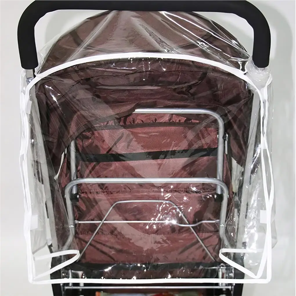 Stroller Waterproof Pushchair Rain Cover Pram Universal Fit Accessories Rainproof Dust-Proof Raincoat for Twin