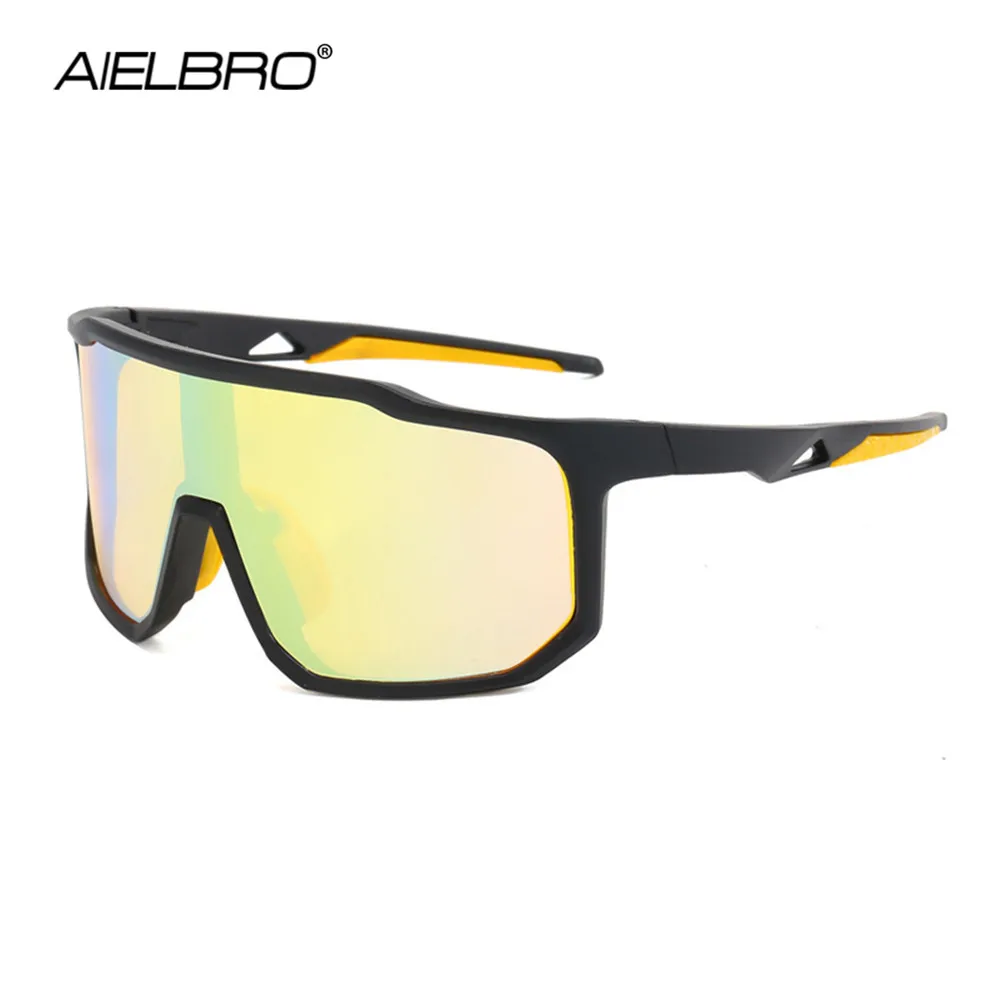 AIELBRO-gafas de sol para bicicleta de montaña para hombre y mujer, lentes deportivas a prueba de viento para exteriores