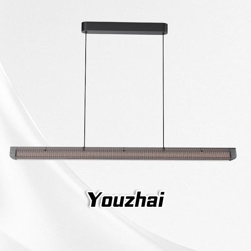 

Подвесной светильник для ресторана, современный и простой дизайн в скандинавском стиле, высококачественная и роскошная однолинейная настольная лампа с островом