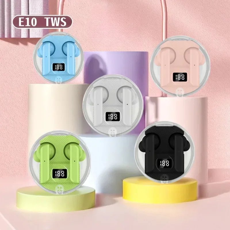 New TWS Wireless Mini Earbuds LED Power Digital Display TWS Headset Stereo Sound Bluetooth-compatible 5.3 for smartphones