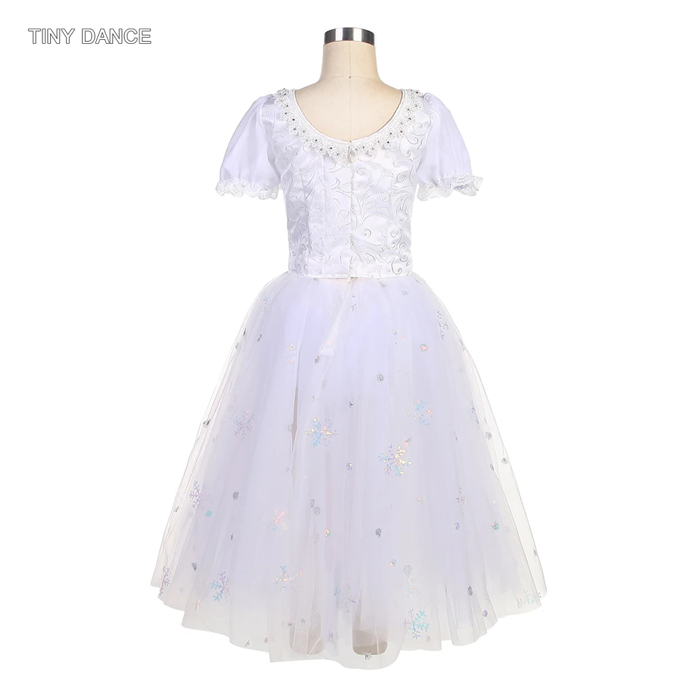 Customized Professional Tutus Short Sleeves Ballet Dance Costume Romantic Tutu Skirt Adult Stage Wear Performance Dancewear