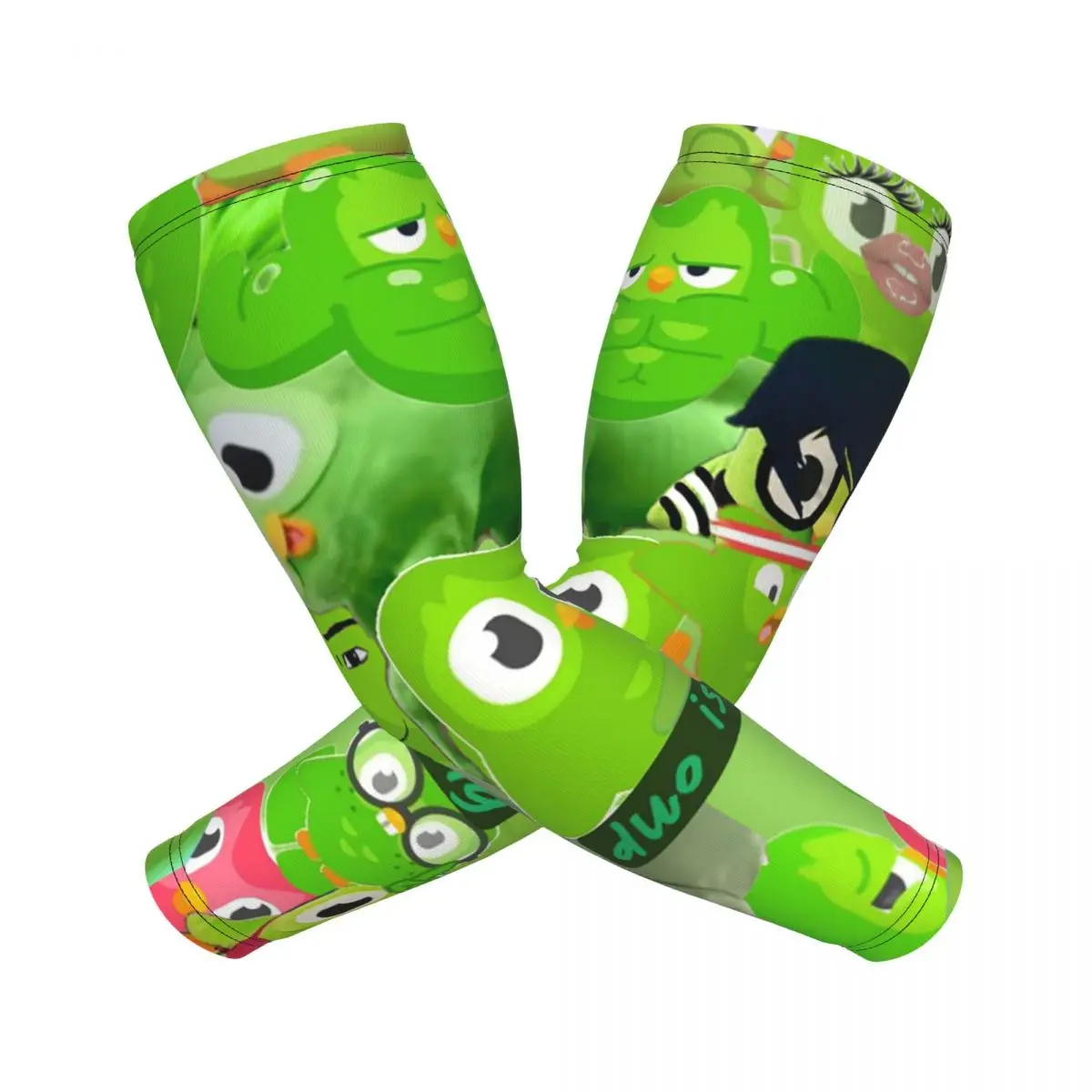 듀오링고 올빼미 듀오 팔토시 남녀공용 자외선 차단 타투 커버업 스포츠 쿨링 사이클링