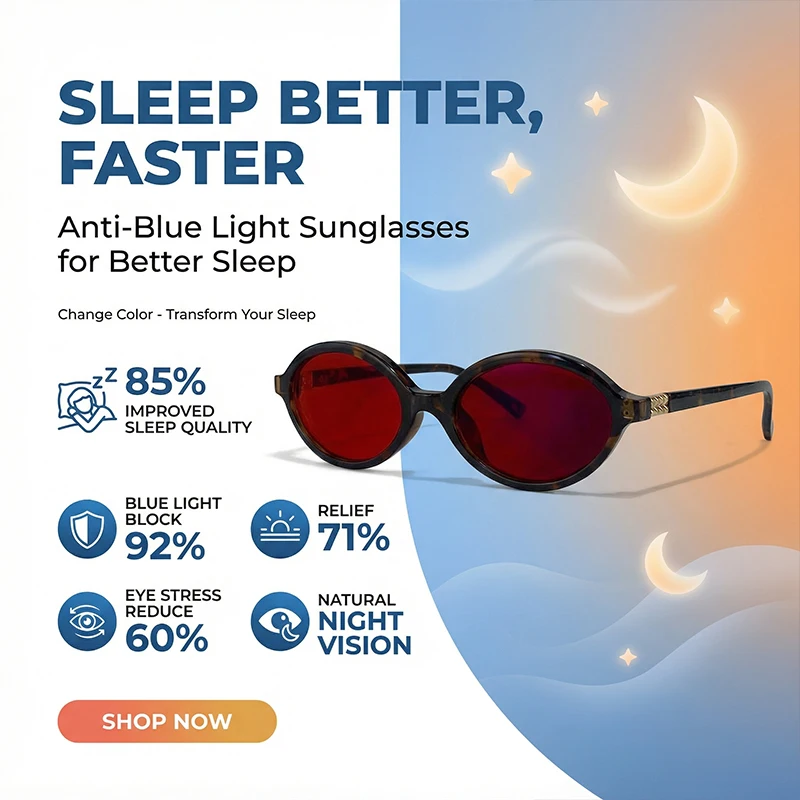 Anti Blue Light Glasses Men Women 2026 Luxury Brand Read Sleep Red Lens Computer Game Eyeglasses Change Color Sunglasses Shades - view 3