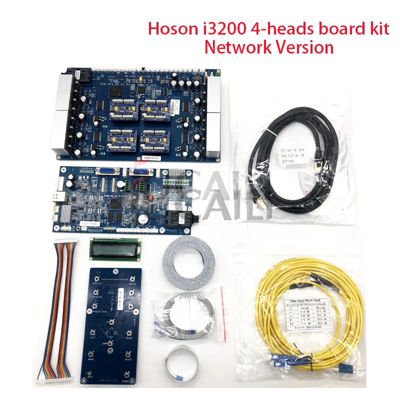 Jucaili Printer 4 Head Board Kit for Hoson 4720/I3200 4 Head Board Carriage Board Main Board Kit