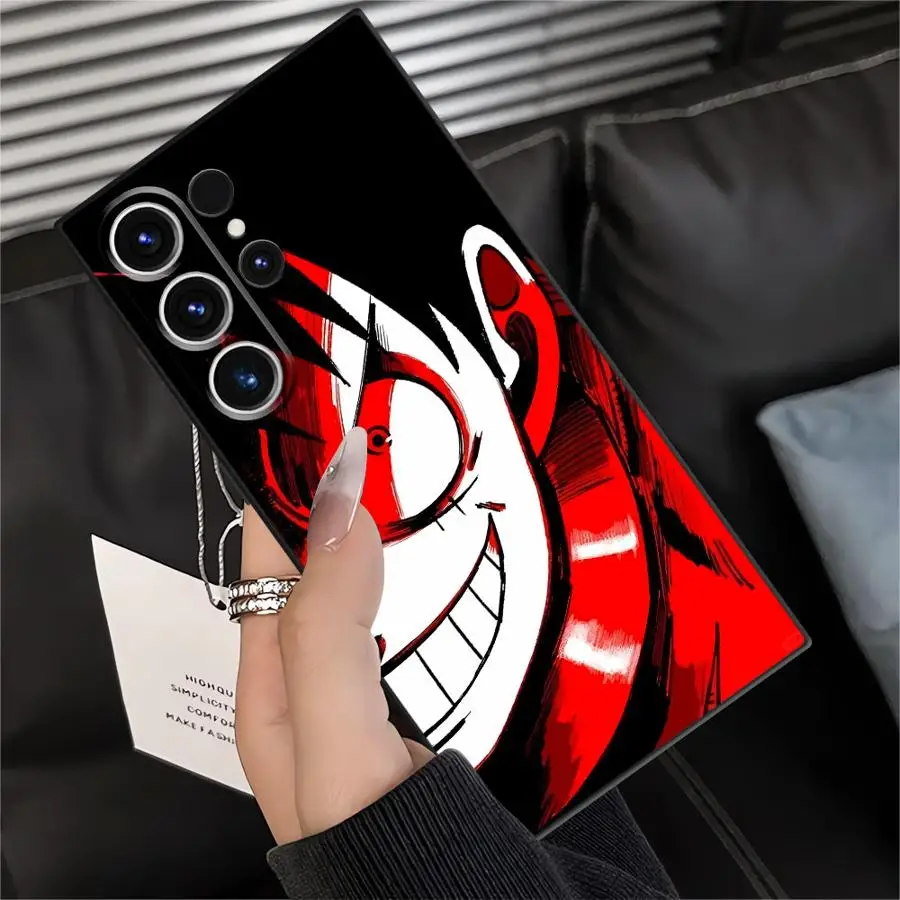 Case for Samsung Galaxy S24 Plus S20 S25 Edge Note 8 9 10 20 Ultra S21 FE S9 S10 S23 Ultra S26 Soft Phone Cover Cool Anime