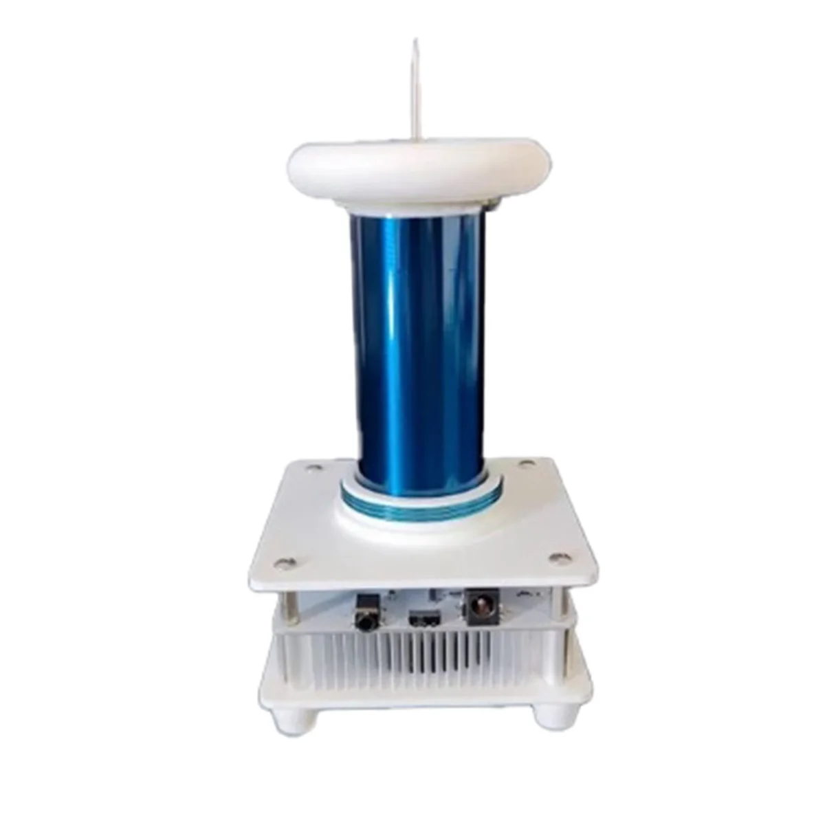สําหรับ Tesla Coil Plasma ลําโพงเพลง High-Power 30 ซม.Arc Plasma Windmill Light Up ไม่มีสายไฟ (สีฟ้า) US Plug