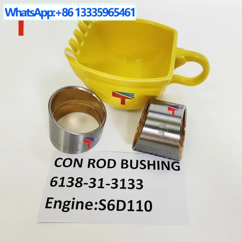 

20 шт. шатунная медная втулка 6138-31-3133 подходит для деталей двигателя строительной техники S6D110
