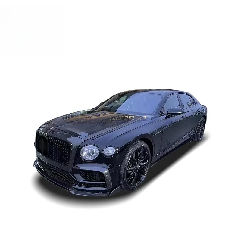 MSY Style Front Engine Bonnet Dry Carbon Fiber Auto Parts for  Flying Spur Engine Cover Hood