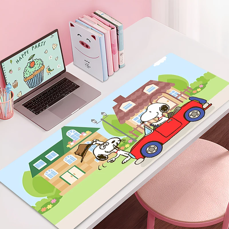 Large Gaming Mouse Pad S-Snoopy Mat Non-Slip Rubber Game Mouse Computer Keyboard Mats Pad table mat ground mat Home Decor