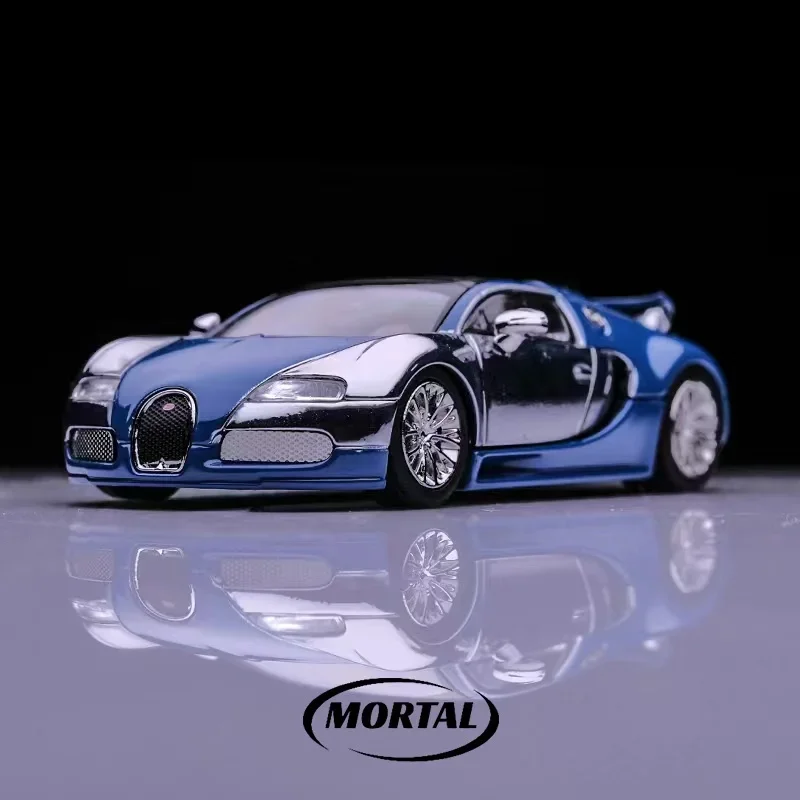 Mortal 1:64 Veyron Super Sport  Carbon  /Electroplated Model Car