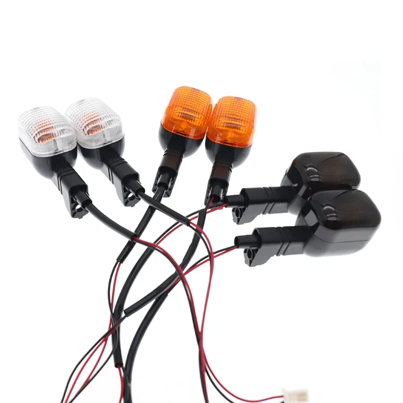 2PCS BWS100 Motorcycle Front and Rear Turn Signal Light Blinker Indicator Flasher Lamp 12V Universal Modification For YaMAHA BWS
