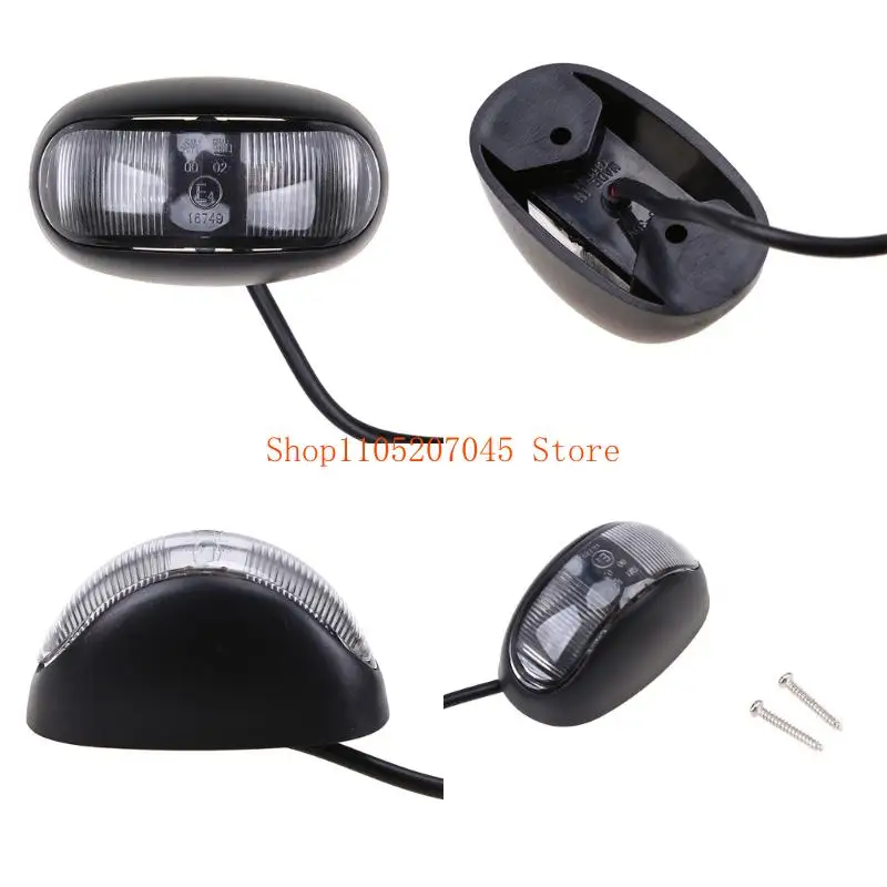 37cd Red Yellow Double Color LED Truck Side Lights High Brightness Energy Saving ABS Construction for Enhanced Road Safety