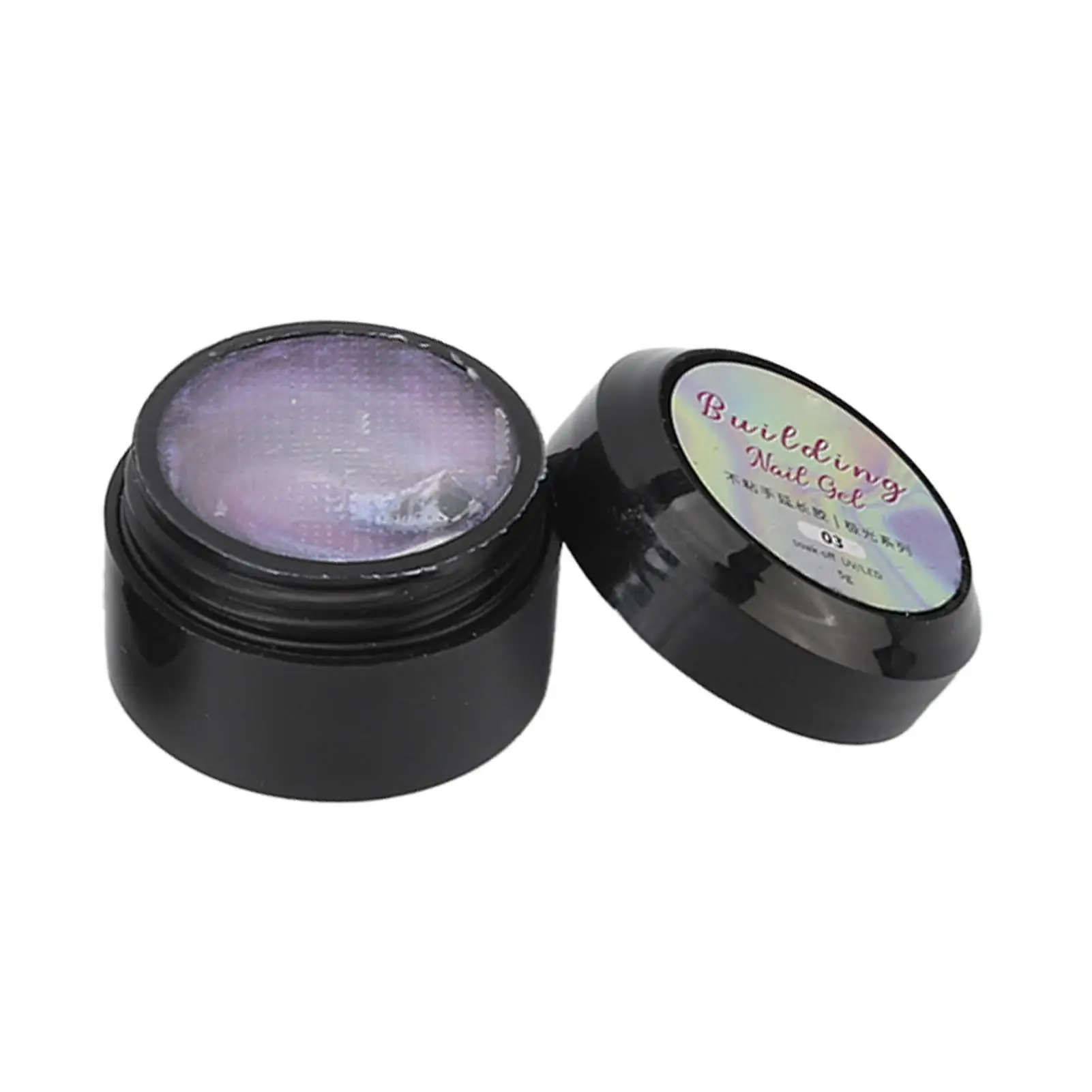 Unique Portable Holographic for nail Sculpture Gel for DIY for nail Extensions - Professional and Safe, Ideal for home Salon