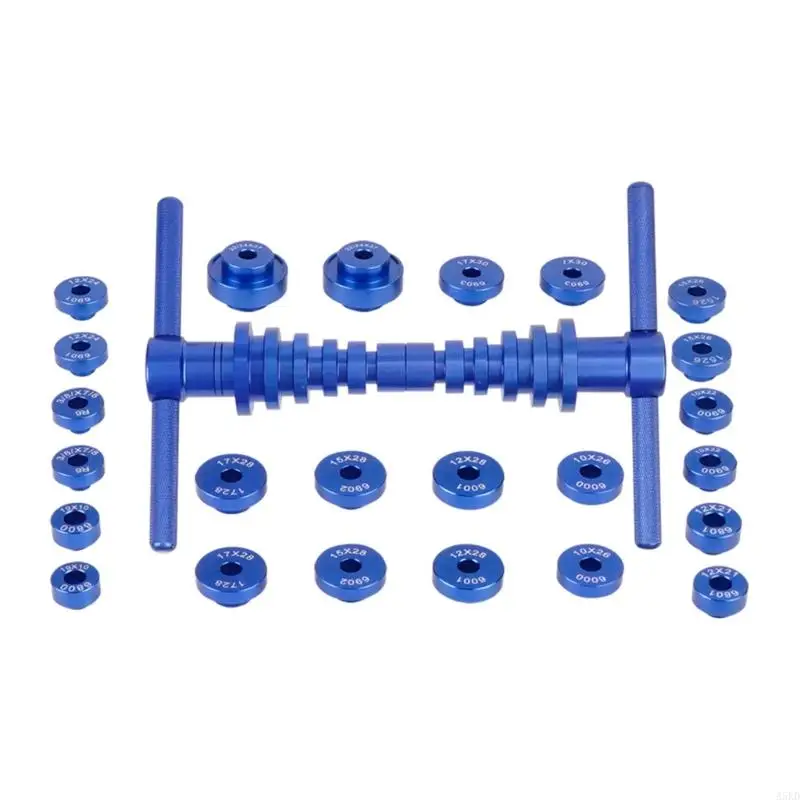 

Accuracy Bike Hubs Bearing Press Tool Including Multiple Adapters Simple Operate for Quick 30 Second Installation