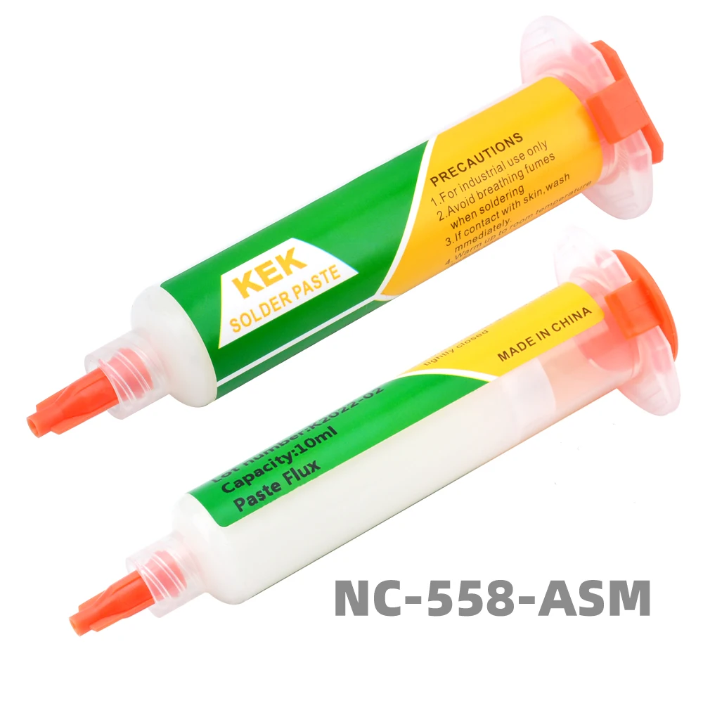 NC-558-ASM Needle Tube Flux Rosin 10ML Is Used To Repair BGA Tin Planting To Help Wire Welding Flux