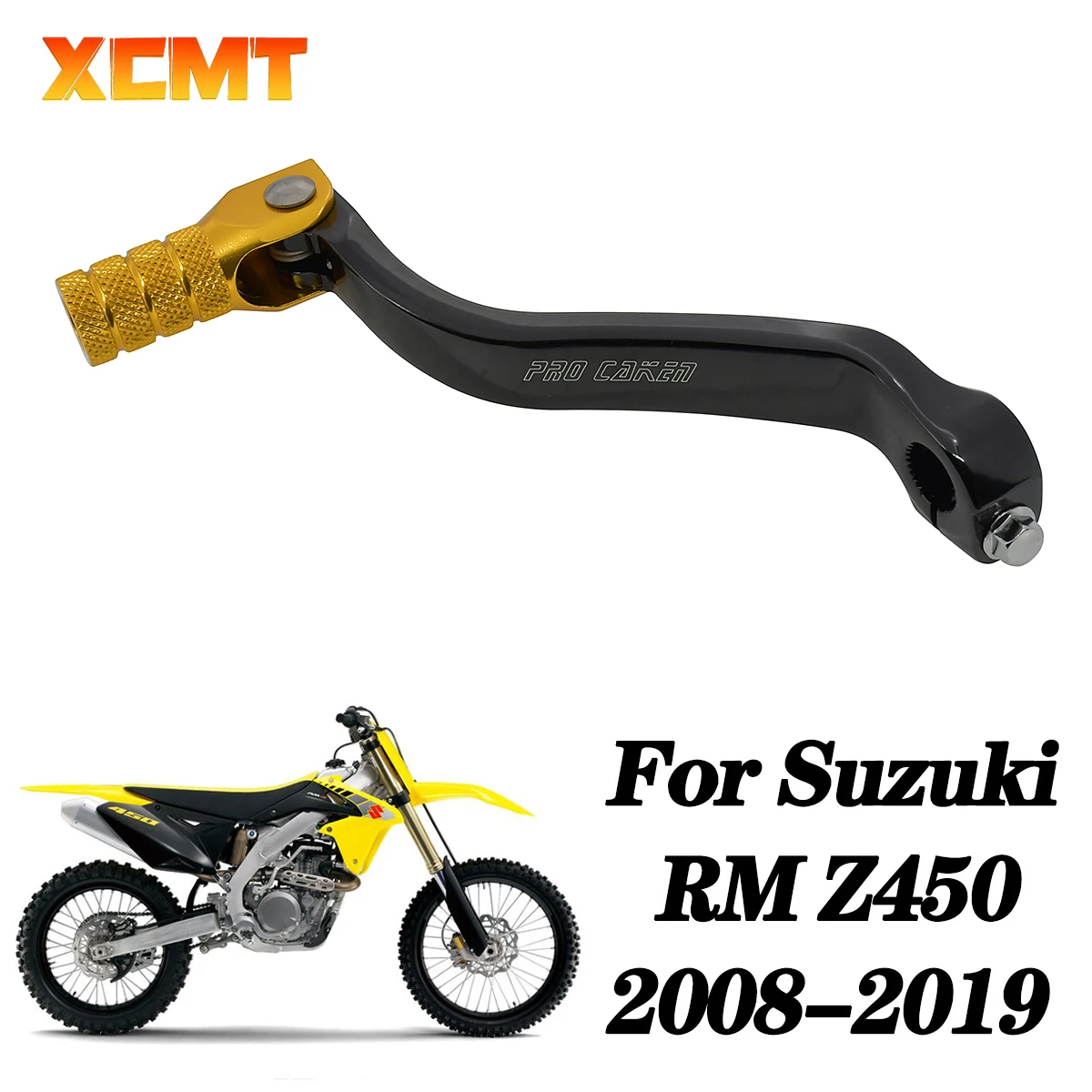 Motocross CNC Folding Gear Shift Shifter Lever For Suzuki RMZ250 RMZ450 RM Z250 Z450 2008-2019