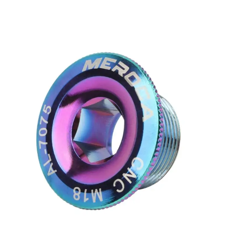 Cranks Screw Cycling Parts Aluminum Alloy Colorful M18 M19 M20 Crank Bolt Cap Mountain Bike Crank Cover Uesful Mountain Bike