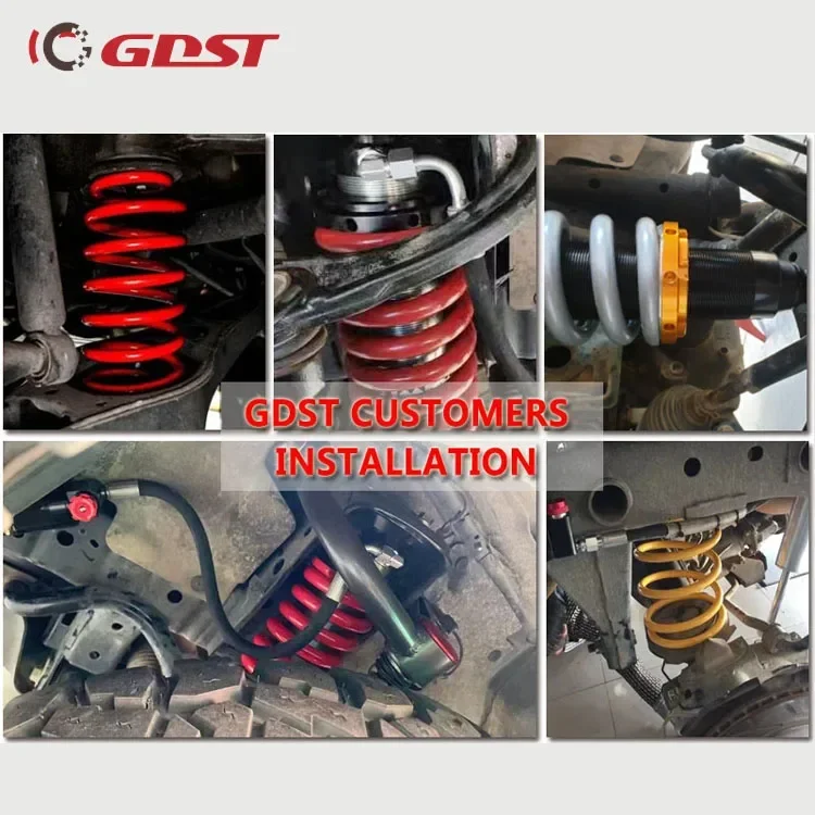 GDST الطرق الوعرة 4X4 كويلوفر رفع عدة تعليق لفائف فوق الصدمات على الطرق الوعرة امتصاص الصدمات لكرايسلر RAM1500 DT