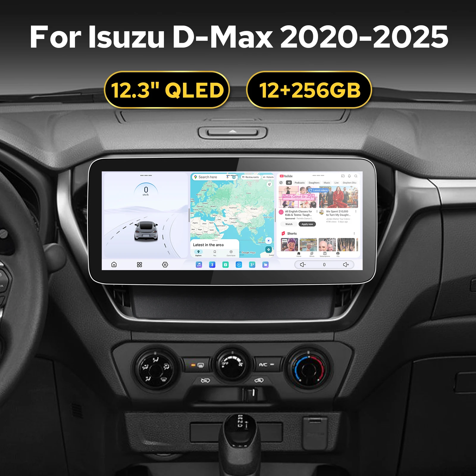 JOYING Car Radio Stereo for Isuzu D-Max 2020-2025 Multimedia Player 12.3