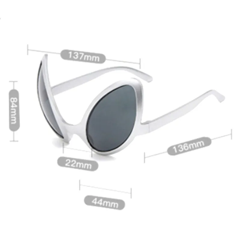Funny Alien Glasses Men Woman Fashion Rainbow Lenses Sun Glasses Holiday Dance Party Alternative Shapes Eyewear Parties Supplies - view 6
