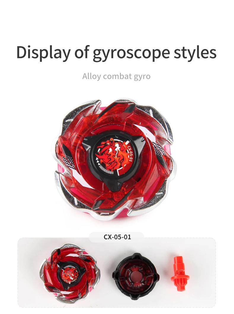 Bey X Hells Reaper CX-05 01 Booster Battle Top Gyro Spinning Toy mit Launcher Weihnachtsgeschenk – Detail 1