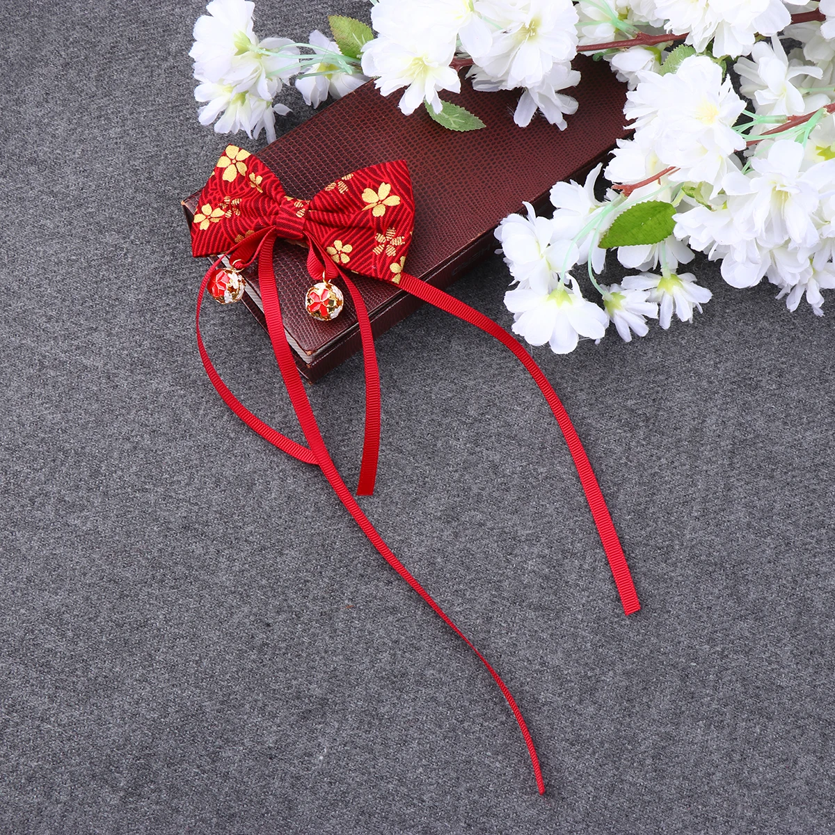 

Chinese Style New Year's Greetings Headdress Hair Accessories for Girls Pink Elegant Clip with