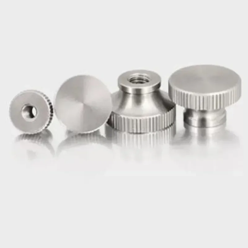 1-10PCS 304 Stainless Steel Hand Nut GB806 High Head Knurled Thumb Nut Advertising Decorative Nail M2 M2.5 M3 M4 M5 M6 M8 M10
