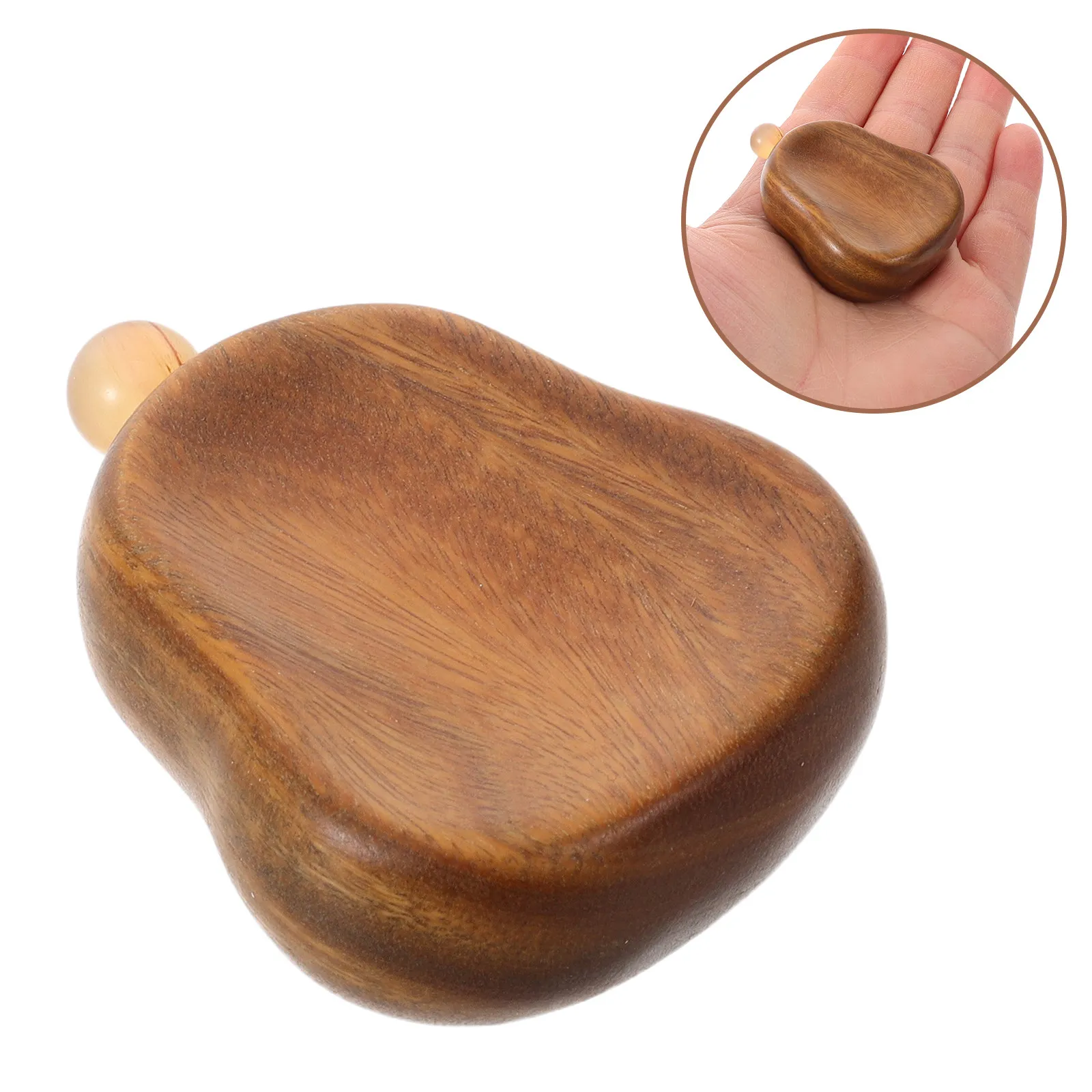 

Деревянный массажер для лица из сандалового дерева в форме тыквы, ручной массажный инструмент Гуаша для лица и шеи, для красоты, спа-процедур и расслабления