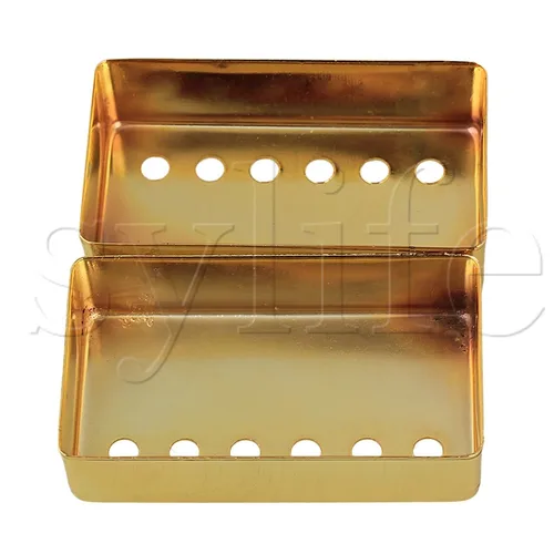 Imagen 2 del producto Juego de cubiertas de pastilla Humbucker de guitarra de Metal dorado, par