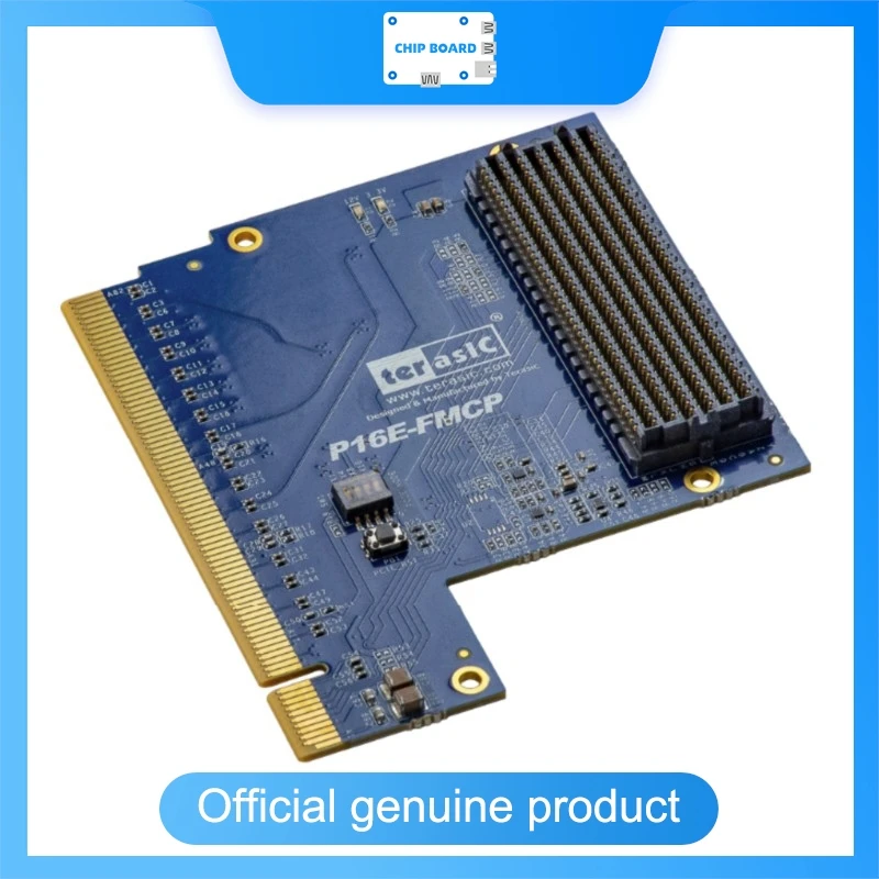 

Terasic P16E-FMCP FMC+ to PCIe Edge Adapter Card for FPGA Boards, Supports PCIe Gen4 x16 via PCIe 4.0 x16 Riser Connection