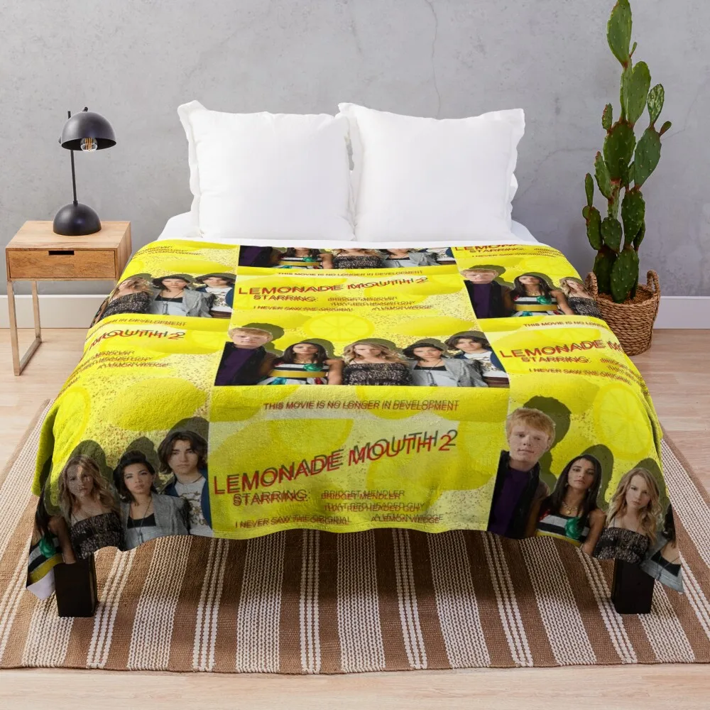 

Lemonade Mouth 2 Throw Blanket Plaid Picnic Blanket Blanket For Sofa blankets and throws