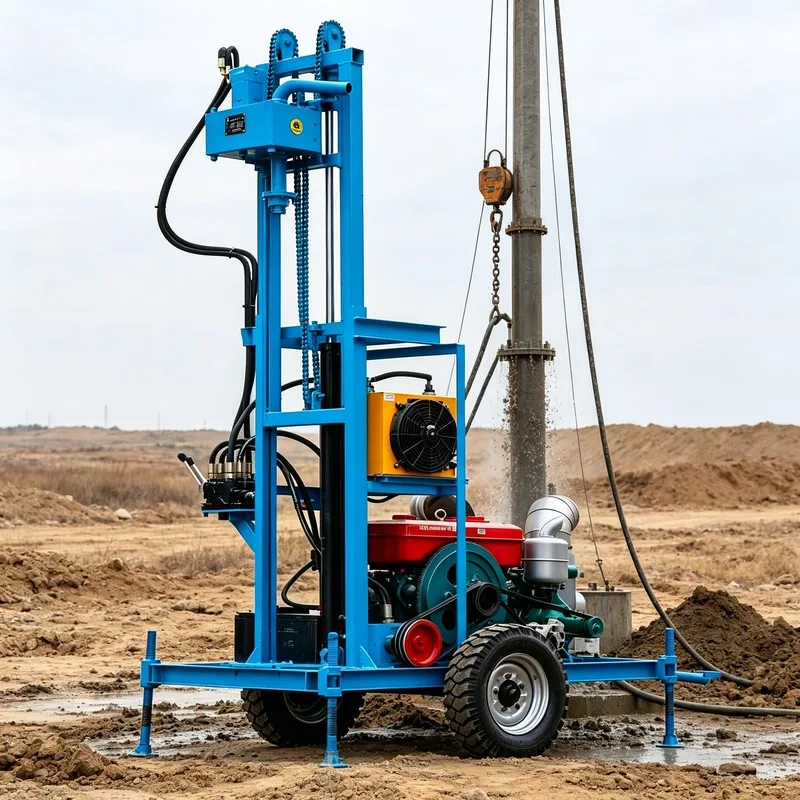 Affordable Water Well Drilling Rig And Water Well Drilling Rig Machine Reinforced Package Prevents Transit Part Damage