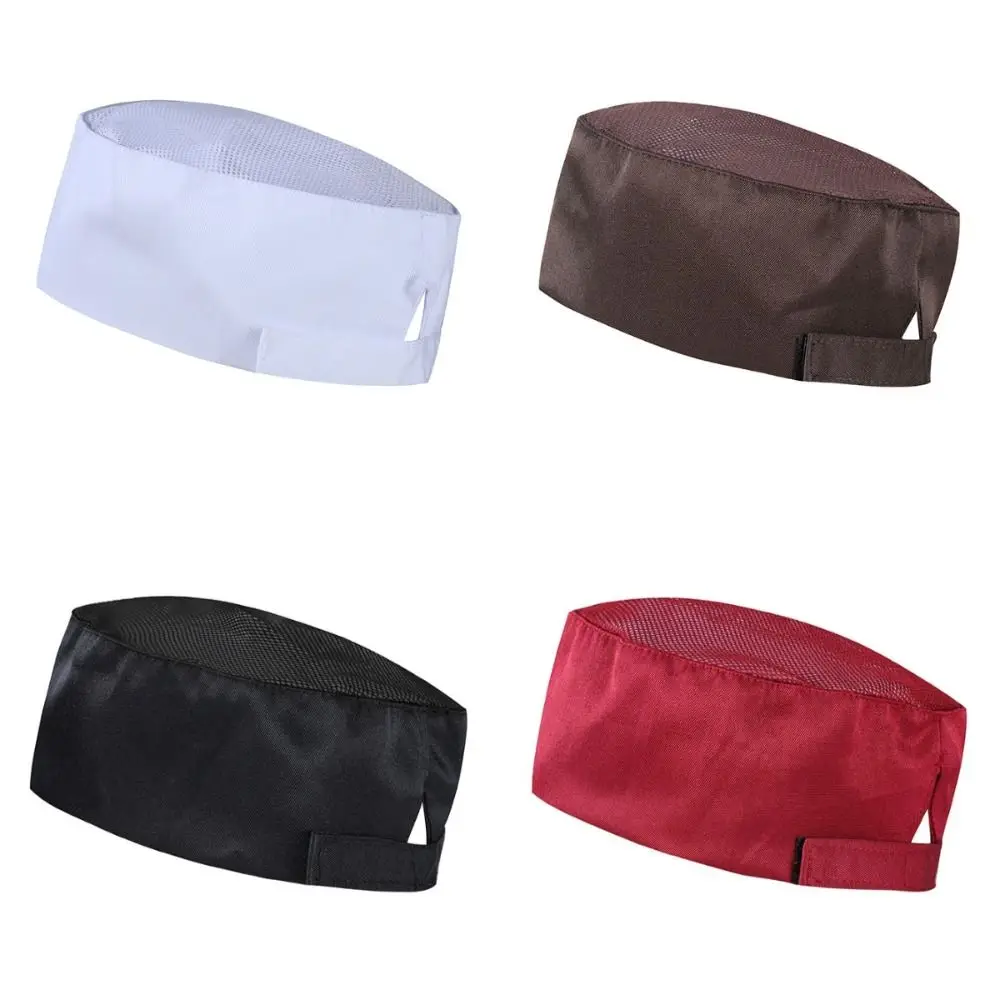 قبعة طباخ شبكية، قبعة الطاهي، نمط القراصنة، تصميم للجنسين، قبعة المطبخ، قبعة الخدمة، قبعة العمل، قبعة تقديم الطعام، خدمة الطعام #1