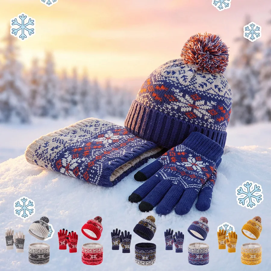 

New children's scarves, boys' fleece neck guards, children's knitted hats, scarves and gloves, warm children's style