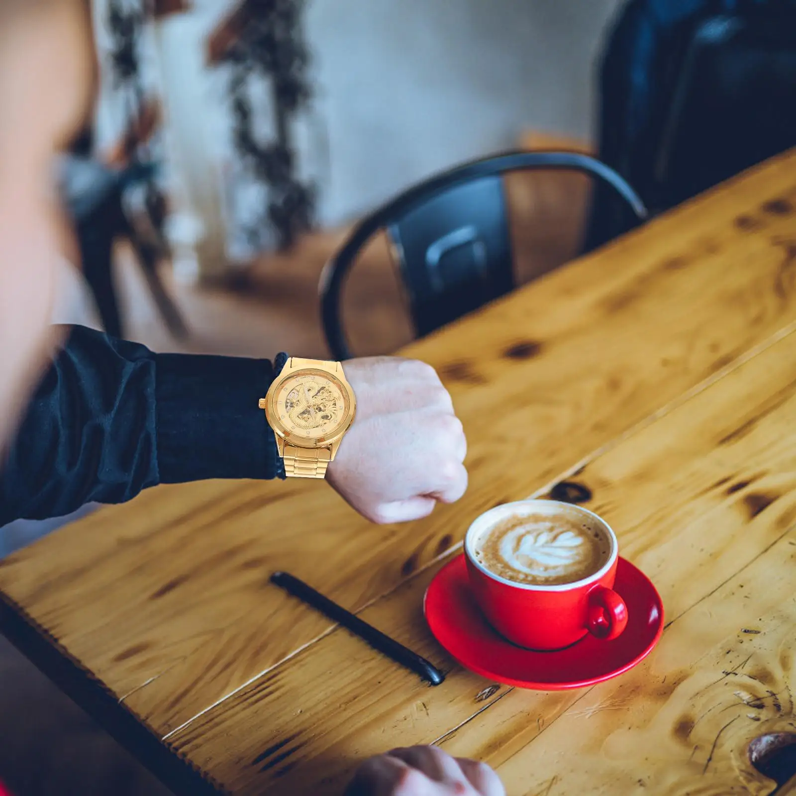 Мужские часы, водонепроницаемые часы для мужчин, деловой мальчик из нержавеющей стали