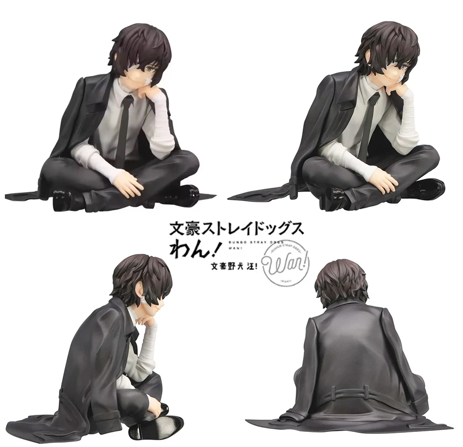 Figur Aksi Anime Jepang Osamu Dazai Bungo Stray Dogs, Koleksi Model PVC, Mainan Periferal, Hadiah