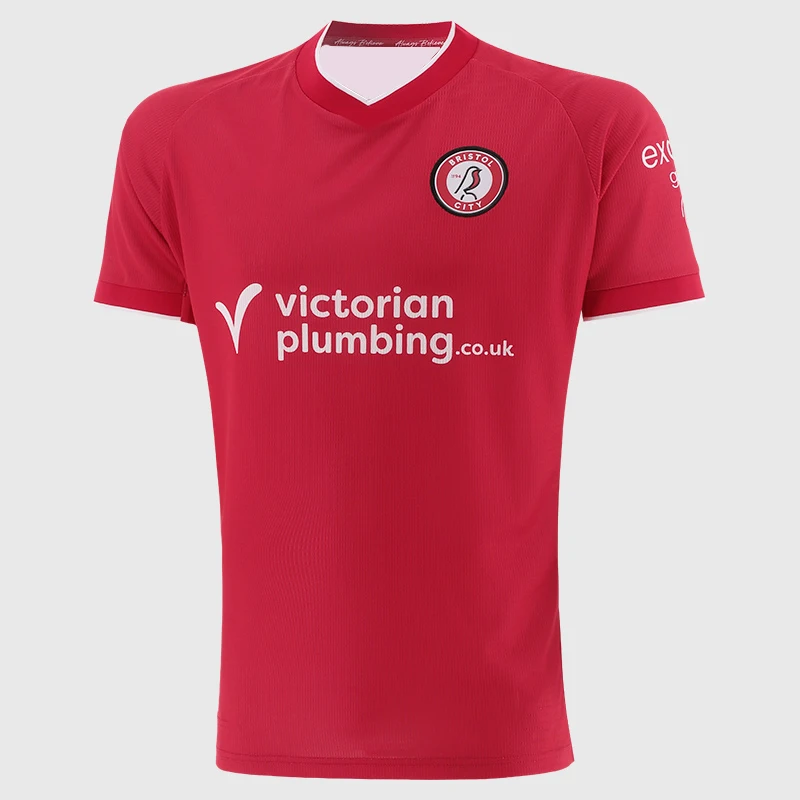 26_27 Saison Bristol City Trikot 3D-Druck Sport Freizeit Schnelltrocknend Outdoor Atmungsaktiv Familien-Partnerlook T-Shirt – Detail 5