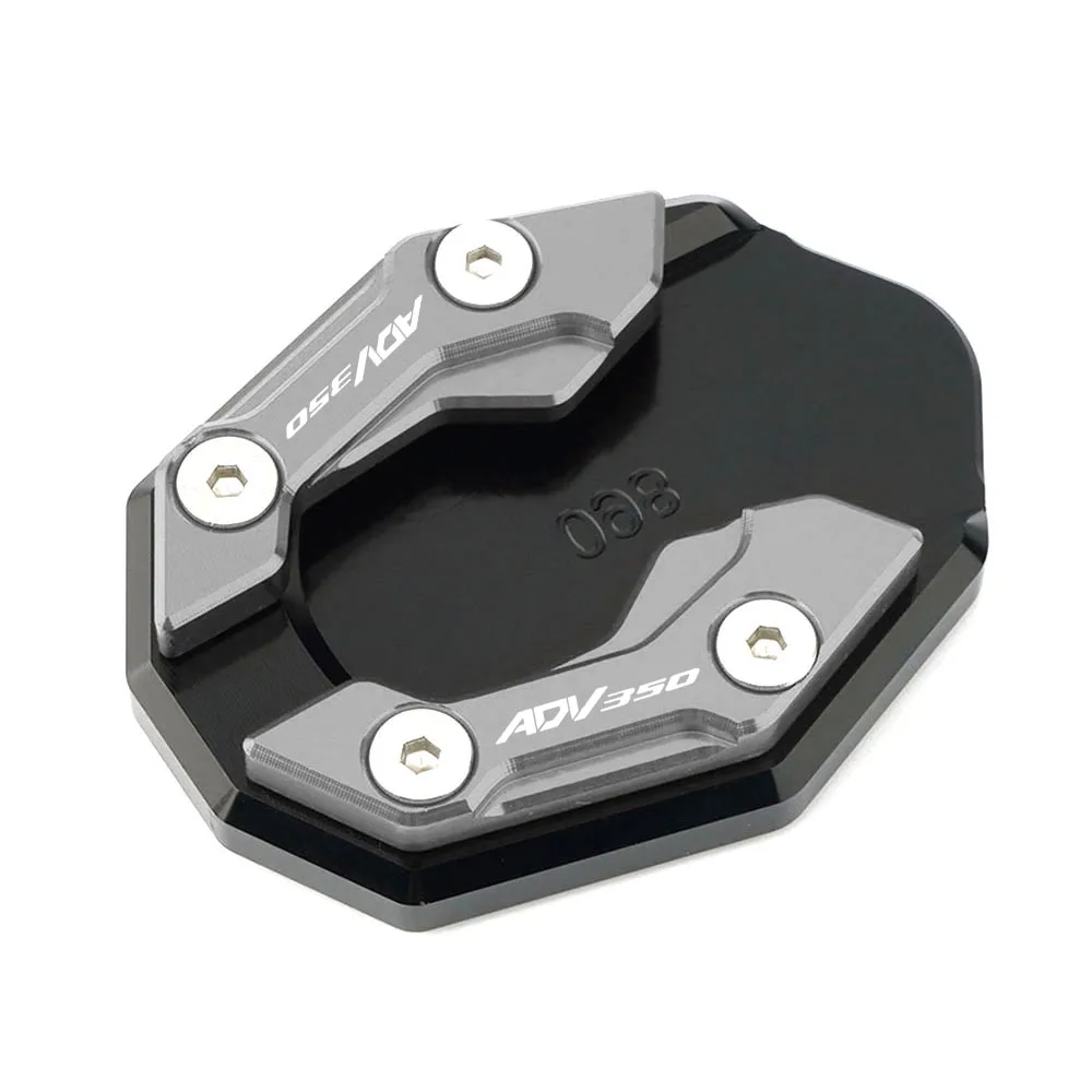 2023 nuevo ajuste para Honda ADV350 ADV 350 2020 2021 2022 accesorios CNC para motocicleta soporte lateral ampliar placa extensión de soporte