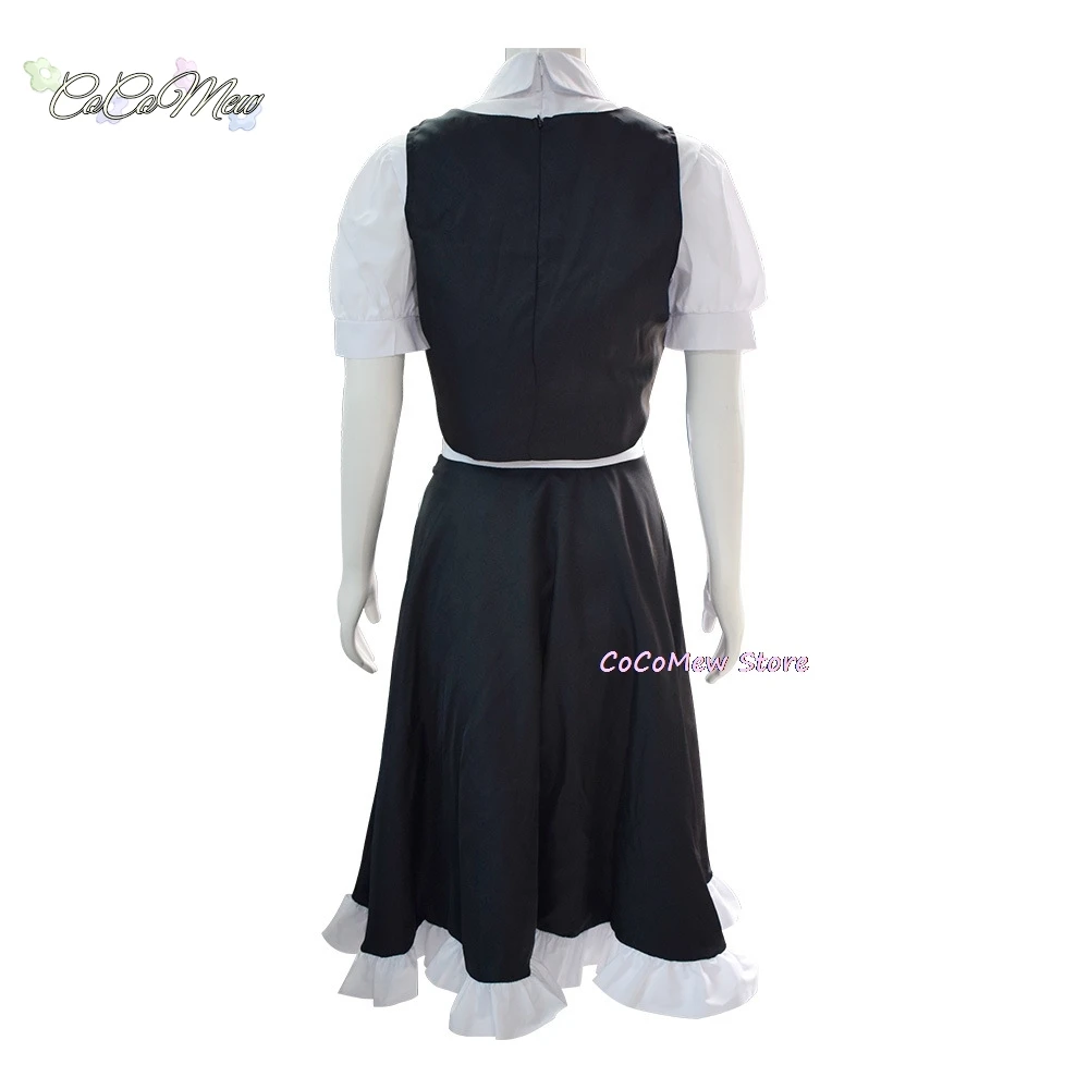 ชุดฮาโลวีนน่ารักน่ารักน่ารักสำหรับผู้หญิงชุดวันฮาโลวีนอะนิเมะเกม touhou ชุดคอสเพลย์ผู้หญิง kirisame Magic Shop