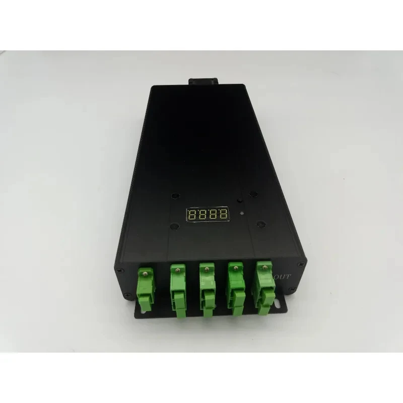Mini 1550nm Fiber Optic Equipment Cable TV Optical Amplifier, Output 4x17dBm 5